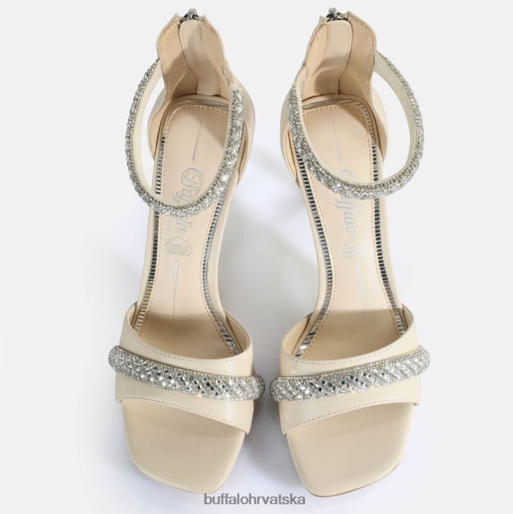 krema Buffalo blair spark veganske sandale s petom |sandale TDD6T697